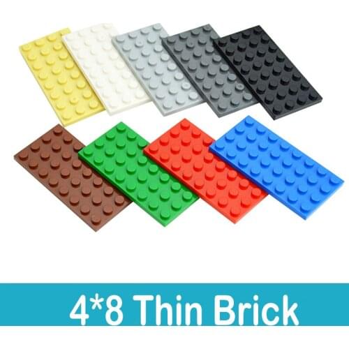 10pcs Compatible Assembles Particles 3035 4x8 Base Board Building Blocks Thin Figures Bricks Parts DIY Educational Parts Toys