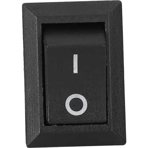 20PCs Toggle Switch 2-Pin Switch Rocker On/Off 2-Position KCD11 Household Appliances Accessories Black