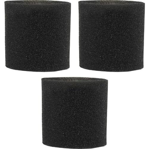 3 Pack 90585 Foam Sleeve VF2001 Foam Replacement Filter for Shop-Vac, Vacmaster & Genie Shop Wet Dry Vacuum Cleaner