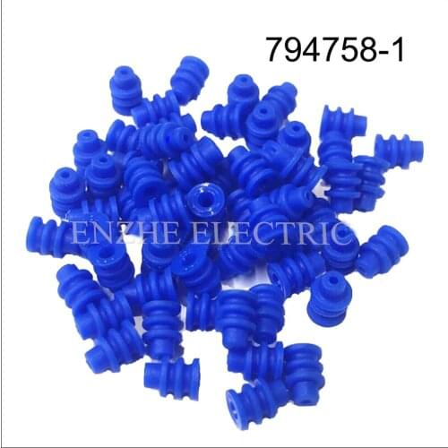 5000PCS connector waterproof 794758-1 Silicone Rubber car pin connector Automotive sealing plug Silicon rubber waterproof plug