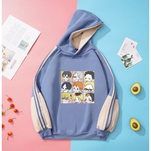 Anime Haikyuu!! Cosplay Role Hinata Shoyo Unisex Sweater Hooded Printing Hoodies Sport Casual Versatile Hot Sale Sweatshirts