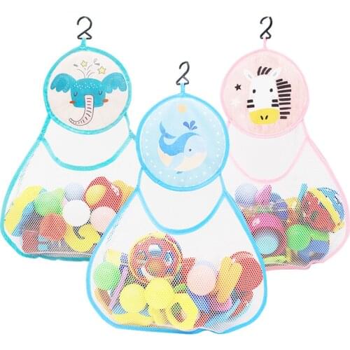 Kids Toy Mesh Bag Bath Bathtub Doll Organizer Suction Bathroom Bath Toy Stuff Net Baby Kids Bath Bathtub Toy Bath Game Bag Baby