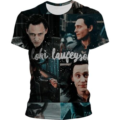 Classical Loki Retro series t shirt men women 3D printed novelty fashion tshirt hip hop streetwear casual summer Children tops