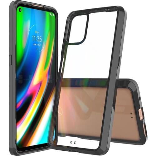 Hybrid Phone Cover Air Cushion Case Soft TPU With Crystal Clear Panel Shockproof Shell For Motorola Moto G9Plus G9Play G9Power