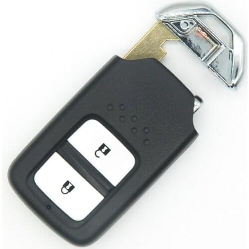 2 Button Car Remote Key Keyless Go Smart Key 433Mhz with ID47 Chip for Honda Jazz XRV X-RV FIT Venzel HRV CITY