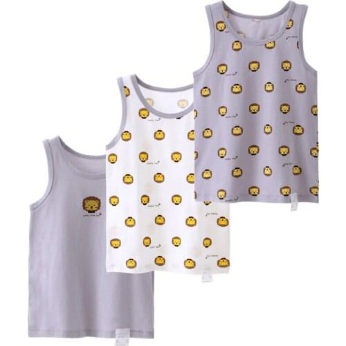 3pcs Set Boy Summer T shirt 2021 Children T-shirt Cartoon Tops For Boys Kids Underwear Cotton Boys Undershirt Baby Clothes 2-12Y