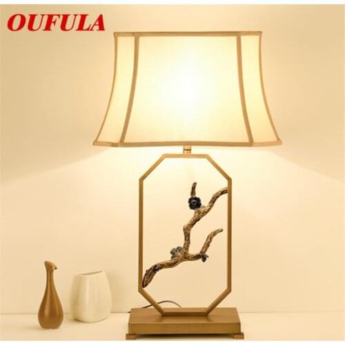 OULALA Table Lamp Desk Light Modern Contemporary Office Creative Decoration Fabric for Foyer Living Room Bed Room Hotel