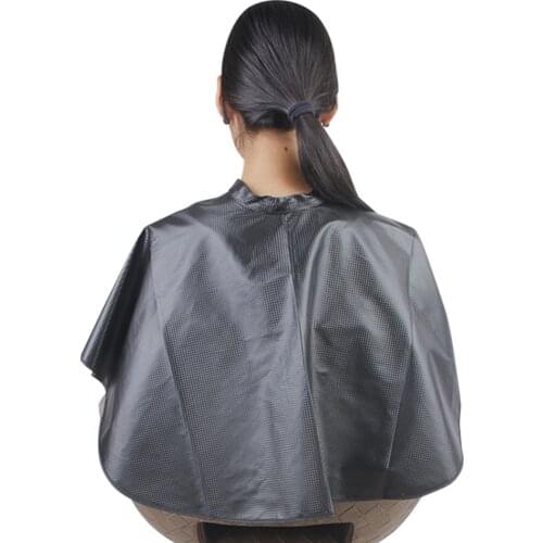 Non-Slip Foldable Hair Dye Colouring Barber Cloth Hair Cutting Styling Collar Cape Scraft Waterproof Perm Trimming Cover Haircut