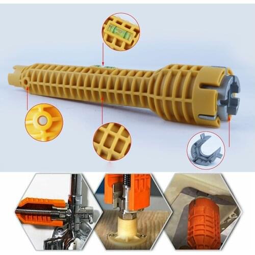 New Multifunctional Lightweight Home Kitchen Bathroom Faucet and Sink Installer Wrench One Head Wrench Tool Anti-Slip Handle