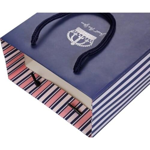 Sharp Flat Bottom Custom Kraft With Print Gold Foil Logo Printed Luxury Retail Paper Bag,Small Tea bag paper envelope --XP2325