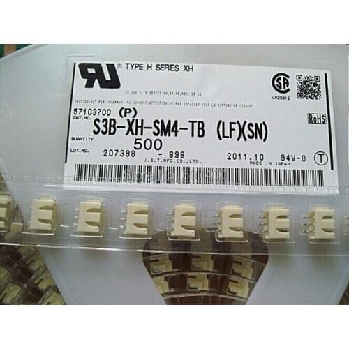 S3B-XH-SM4-TB(LF)(SN) CONN HEADER XH SMD 3POS 2.5MM Connectors terminals housings S3B-XH-SM4-TB 100% new and Original parts