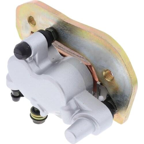 Silver Rear Brake Caliper Assembly Brake Master Cylinder Booster for Motorcross, Strong Corrosion Resistance