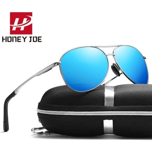 Polarized Vintage Aviation Sunglasses Men Women Classic Pilot Driving Fishing Sun Glasses Alloy Metal Frame Mirror Lens UV400