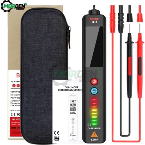X1 X2 Dual Mode Smart Detector Non-Contact AC Voltage Detector NCV Multimeter Electric Test Pencil Portable Tester Pencil
