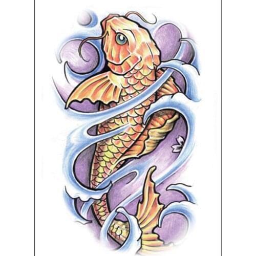 1 Piece 14.8x21cm Animals Pattern Temporary Tattoo Sticker Waterproof Instant Fake Tatoos for Women Men Adult Body Art