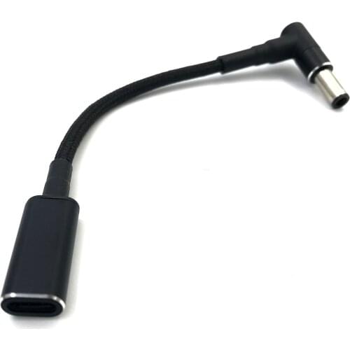 100W USB Type C to 6.0x3.7mm Male Plug Converter Dual E-Mark Chips USB C PD Charging Cable Cord for Asus FX-PRO Laptop PC 10cm