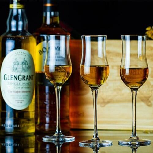 120ml Scotch Whisky Tasting Glass Brandy Snifter Wine Taster Drinking Copita Nosing Goblet Glass Bar Chivas Cognac Tulip Cup Gif