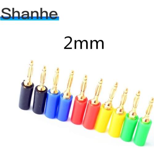 2mm Banana Plug Jack For Speaker Amplifier Test Probes Connector Excellent Quality
