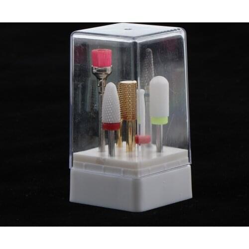 7pc Professional 3/32" Ceramic Electric Nail Drill Bit for Manicure Pedicure