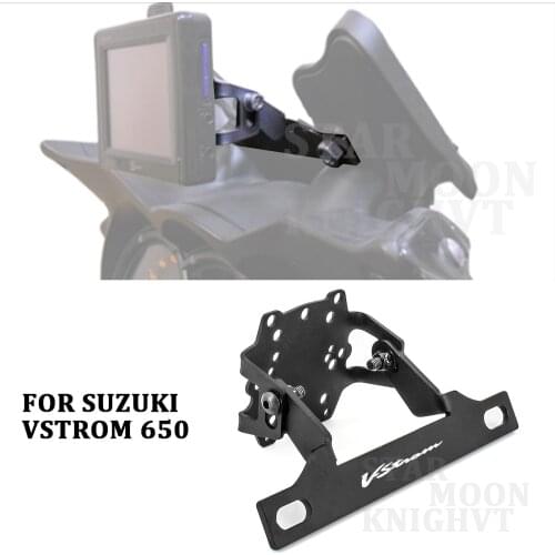 Motorcycle Accessories GPS navigation bracket Supporter Holder For Suzuki V-Strom 650 VStrom 2004 - 2011 2010 2009 2008 2007