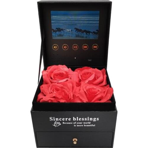 Free Custom Made High-Grade Specialty Paper Video Box 4.3inch Universal Screen Brochure Fashion Design for Advertising Business