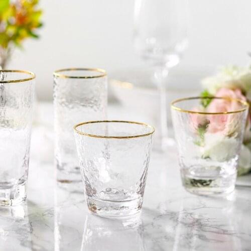 Household Glass Water Cup Simple Hotel Restaurant Drink Teacup Fresh Juice Sen Series Tea Wine Cup Home Holiday Gifts