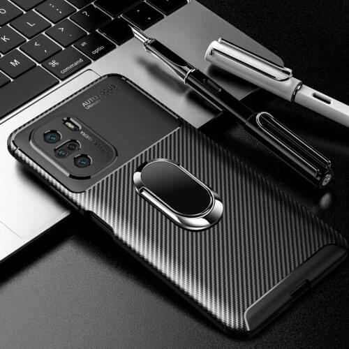 Luxury Phone Case For Xiaomi Redmi K40 case Redmi K40 Pro bracket ring Soft Silicone Cover for Redmi K40 Pro Plus K30 Pro K20