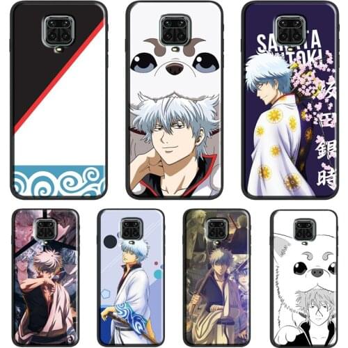 Sakata Gintoki Gintama Anime For Xiaomi Redmi Note 7 8 Pro 8T 9S Note 9 10 Pro Cover For Redmi 9T 9 9A 9C 7A 8A Case