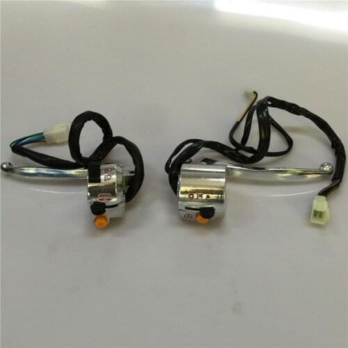 For Jialing JH70 Cow Total Horn Switch Assembly Left Black Switch Seat Assembly (Electric Starter) Free Shipping