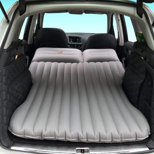 2 Person Eco-friendly Multifunctional Suede Oxford Car Air Mattress Rear Travel Mattress Portable SUV Air Bed