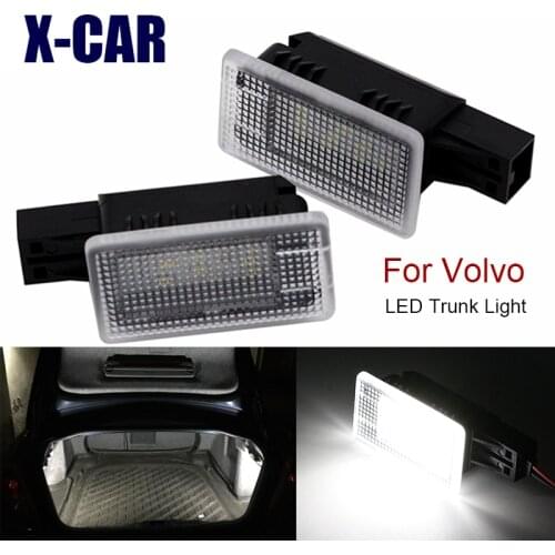 X-CAR new 2 piece Error Free LED trunk light for Volvo C70 V50 S80 S60 V60V40 XC60 XC90