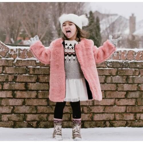 Fashion Toddler Infant Baby Kids Girls Solid Color Long Sleeve Zipper Windproof Winter Wool Fleece Coat Thicken Warm Outwear#g4