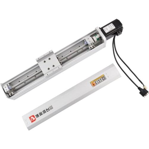 Sliding Table Module Semi-Closed Width 85mm Ball Screw Linear Guide Rail Sliding Table Linear Module Laser Module