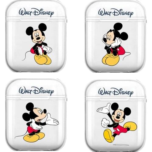 Disney Character Donald Duck Daisy Duck Mickey Minnie Mouse Soft Silicone Cases For Airpods 1/2 Protective Bluetooth Wireless E