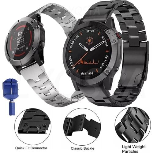 NEW Replacement Watch Bands Titanium Alloy Bracelet Wristbands Accessory For Garmin Fenix 6 6X Pro 5 5X Plus/935 945/S60 Straps