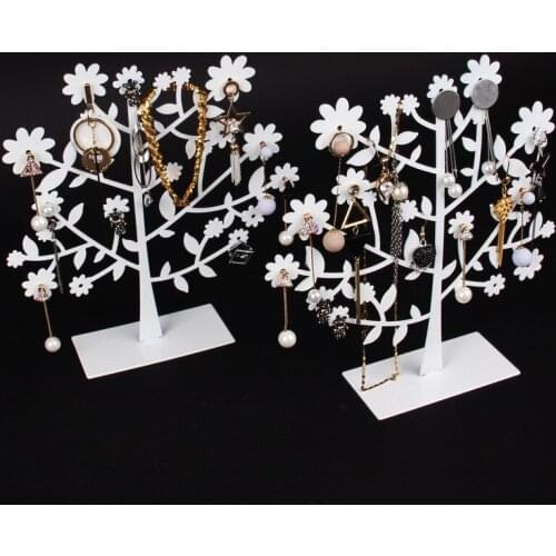 VoltaBox 2021 New Jewelry Rack Creative Tree Metal Storage Rack Ear Stud Jewelry Earring Display Rack