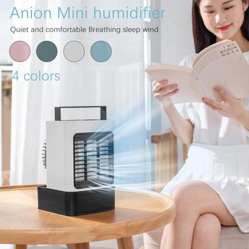 New Usb Charging Air Cooler Mini Fan Portable Airconditioner For Home Air Cooling Desktop Charging Ventilateur Вентилятор#g4