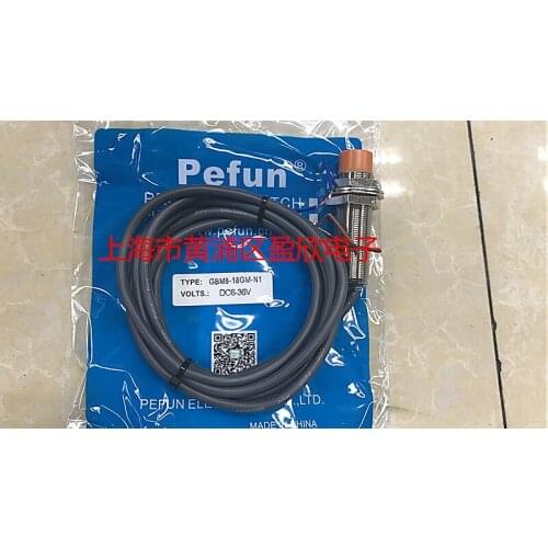 Pefun waterproof proximity switch GBM8-18GM-N1, NPN, normally open