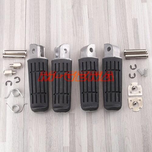 Motorcycle Front Rear Footrests Foot pegs For Yamaha XJR400 XJR1200 XJR 1300 FZ400 FZ6N/S FZ1N/S FZ6 FZ1000 FJR1000 FJR1300