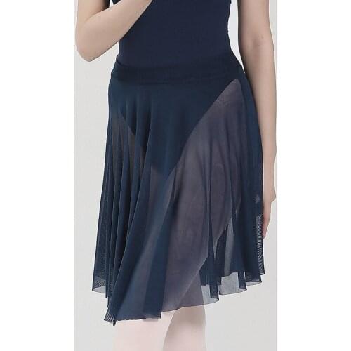 Sheer Ballet Skirt Female Stage Costume Fairy Ballerina Outfit Chiffon Skirt Classical Dancewear Folk Dancer Outfits JL3530