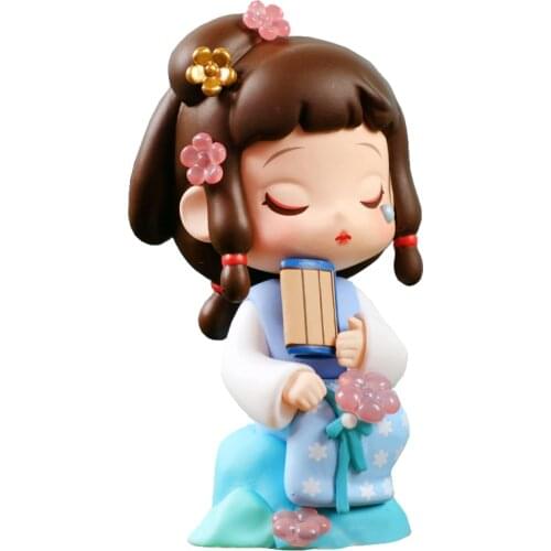 Qingfang Cindy Dream Red Mansion Series Ancient Wind Cute Cartoon Toy Surprise Blind Box Doll Hand-Held Ornament Collection