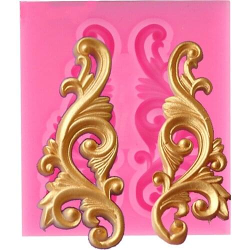 3D Cake Silicone Mold DIY Lace Shape Chocolate Mold Pastry And Bakery Silicone Candy Mold Accessories Confectionery Equipment