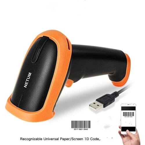Electronic scanning gunWireless Wired Portable Handheld Usb Barcode Reader 1D 2D QR Code Barcode Scanner