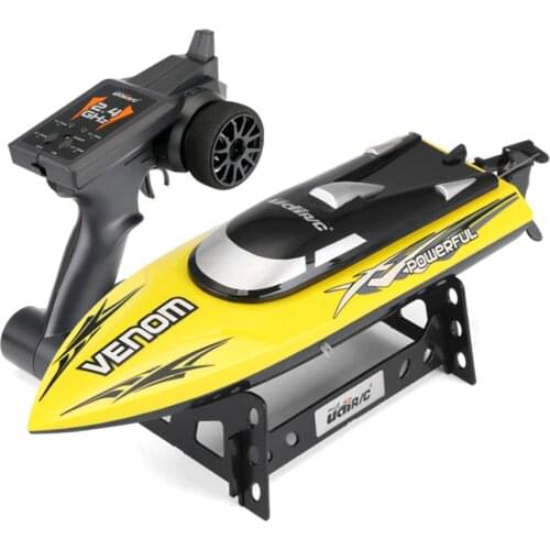 2.4GHz High Speed Wireless Remote Control Boat With Alarm Speedboat Flip Recovery Reverse Boat Model Rowing Toy