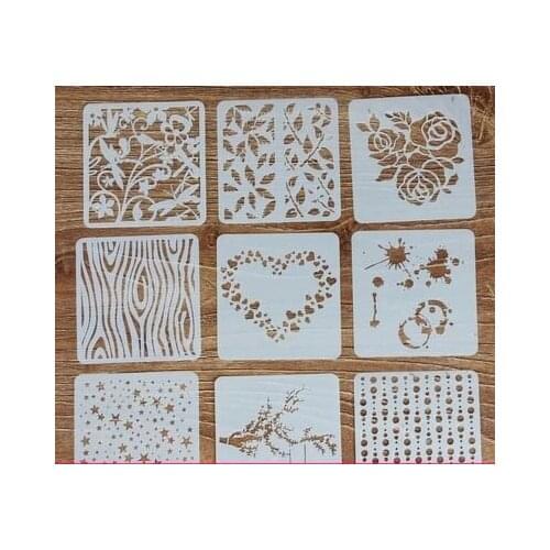 Theme Lace Handmade Diy Personalized Painting Drawing Hollow Template Spray Version Of The Shadow Paint Learning Unisex 2021