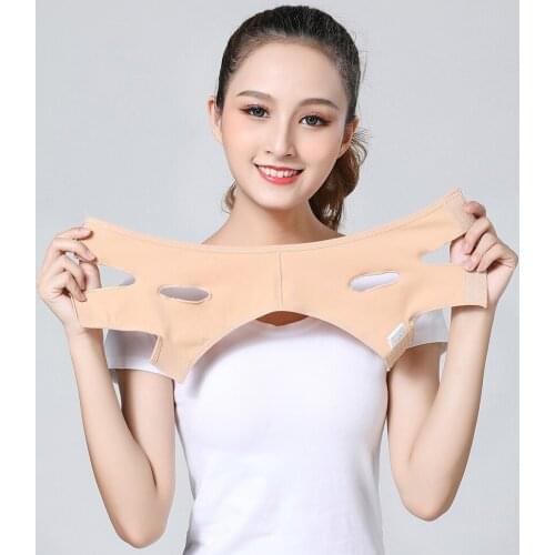 Face Slim V-Line Lift Up Mask Cheek Chin Neck Slimming Thin Strap Anti-Wrinkle Facial Thin Face Mask Slimming For Beauty