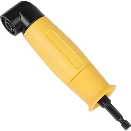 90 Degree Right Angle Drill Chuck Universal Bit Driver Corner Electric Power Cordless Adapter Screwdriver A5YD