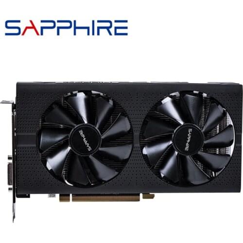 Original SAPPHIRE RX 570 8GB Video Cards GPU AMD Radeon RX570 8GB Graphics Cards Computer Game Map HDMI PCI-E X16 Not Mining