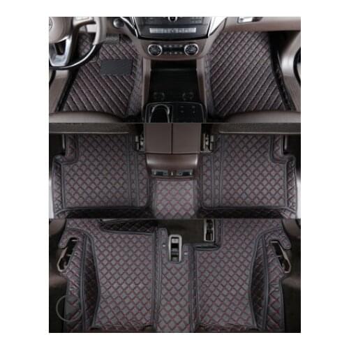 High quality! Custom special car floor mats for Mercedes Benz GL 350 X166 2015-2013 7 seats waterproof carpets for GL350 2014