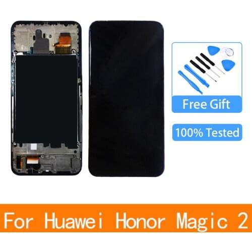 For Huawei Magic 2 LCD Screen Display+Touch Panel Digitizer Assembly With Frame LCD Display For Honor Magic 2 Replacement Parts